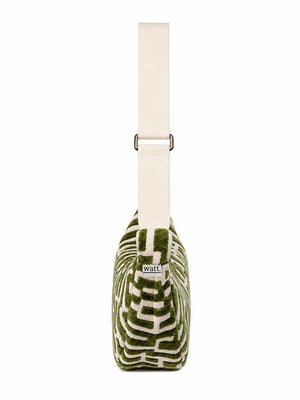 GREEN & WHITE UNISEX VINTAGE BAG