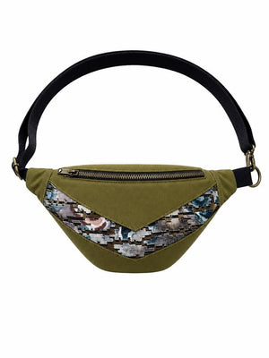 OIL GREEN UNISEX VINTAGE BAG