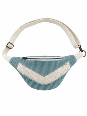 BLUE VELVET UNISEX VINTAGE BAG