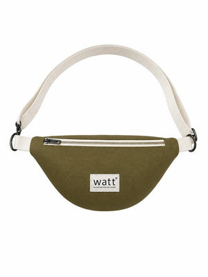 GREEN & WHITE UNISEX VINTAGE BAG