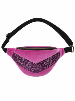 PINK & BLACK UNISEX VINTAGE BAG